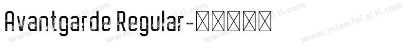 Avantgarde Regular字体转换